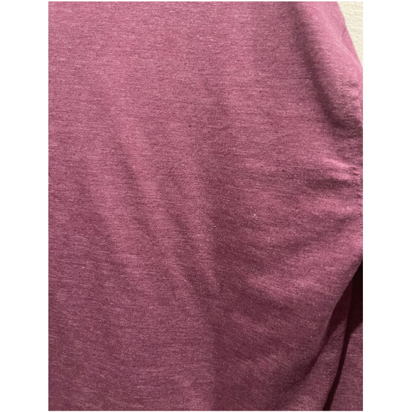 WE THE FREE Off Shoulder Plum Purple Pullover Shirt - Picture 7 of 7